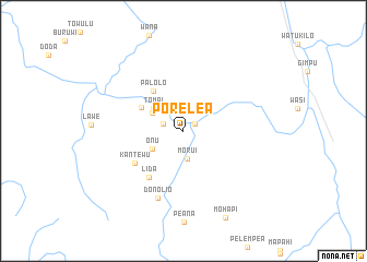 map of Porelea