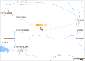 map of Poreng