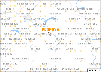 map of Porfays