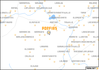 map of Porfías