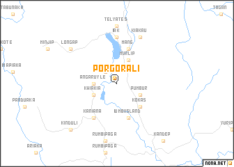 map of Porgorali