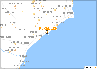 map of Porguera