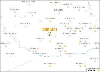 map of Porijai