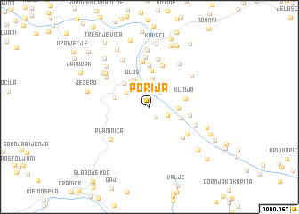 map of Porija