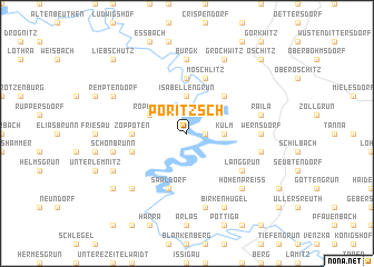 map of Pöritzsch