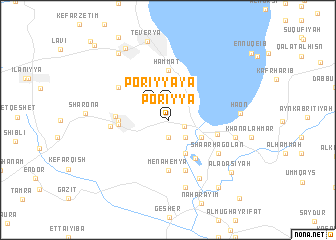 map of Poriyya