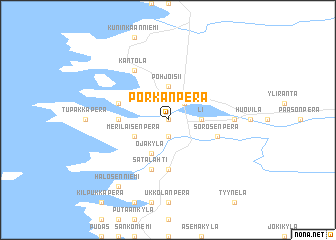map of Porkanperä