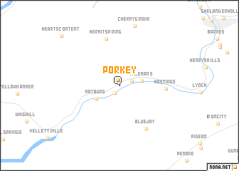 map of Porkey