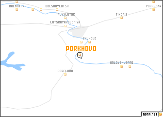 map of Porkhovo