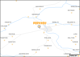 map of Porkhov