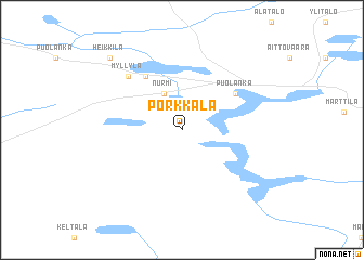 map of Porkkala