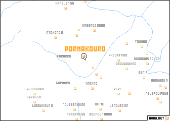 map of Pormakouro