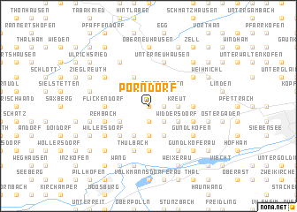 map of Pörndorf