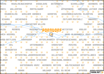 map of Pörndorf