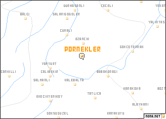 map of Pörnekler