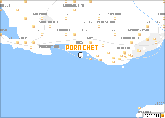 map of Pornichet