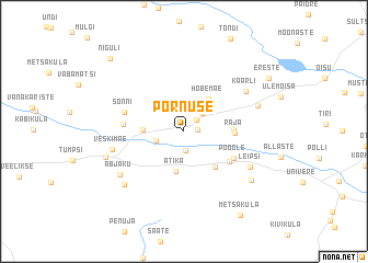 map of Pornuse