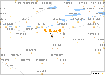 map of Porogzha