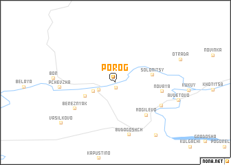 map of Porog