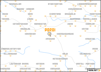 map of Póroi