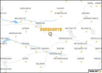 map of Porokhnya