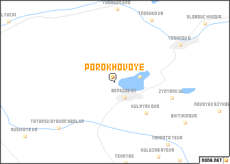 map of Porokhovoye