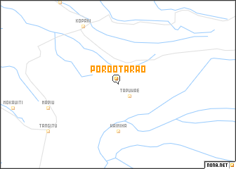map of Porootarao