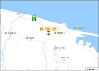 map of Poroporo