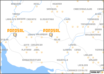 map of Porosal