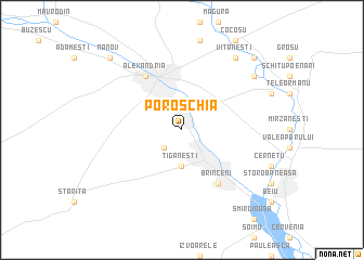 map of Poroschia