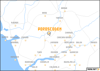 map of Poroscodem