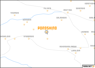 map of Poroshino