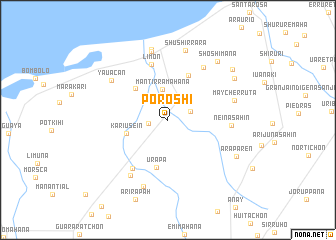 map of Poroshi