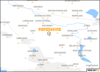 map of Poroshkino