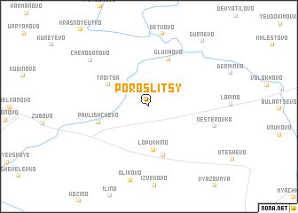 map of Poroslitsy