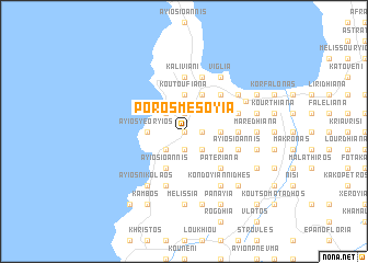 map of Póros Mesóyia