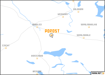 map of Porost
