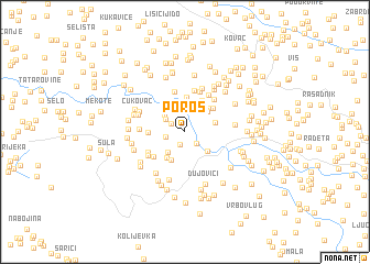 map of Poros