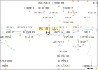 map of Porotillo