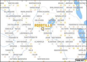 map of Porotillo