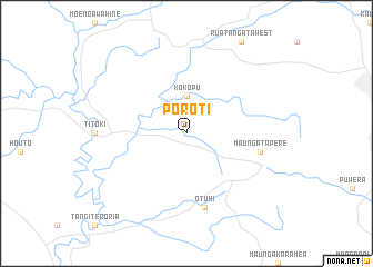map of Poroti