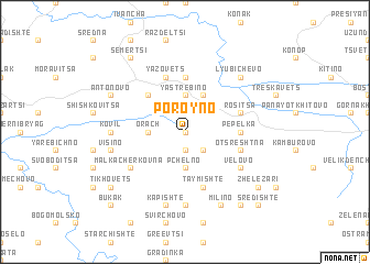 map of Poroyno