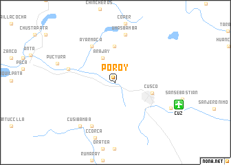 map of Poroy