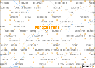 map of Poroże Stare