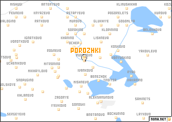 map of Porozhki