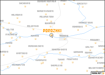 map of Porozhki