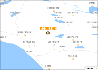 map of Porozhki