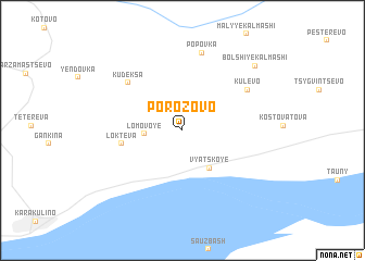 map of Porozovo