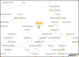 map of Poro