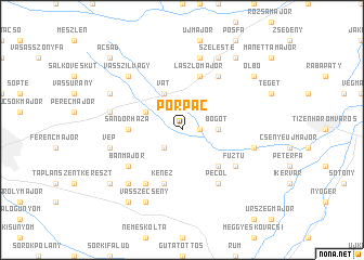 map of Porpác